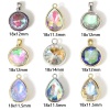 Picture of Brass & Cubic Zirconia Geometric Charms Real Gold Plated