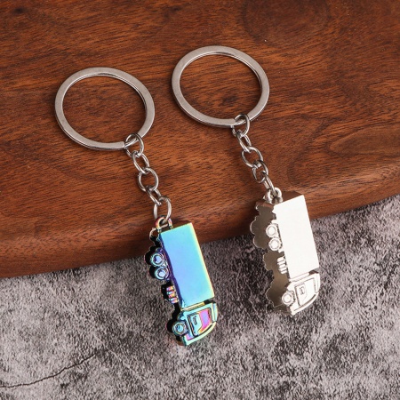 Punk Keychain & Keyring Multicolor Truck