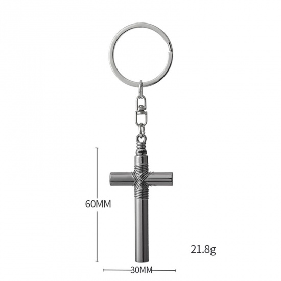Bild von 1 Stück Stilvoll Schlüsselkette & Schlüsselring Bunt Pfeife Kreuz