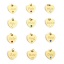 Immagine di 1 Pz Ecologico 304 Acciaio Inossidabile Pietre Nascita Charms Cuore Oro Placcato Multicolore Strass