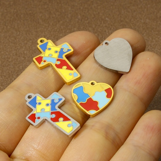 Picture of 304 Stainless Steel Charms Geometric