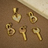 Picture of 304 Stainless Steel Charms 18K Gold Plated
