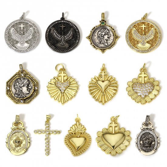 Picture of Brass Religious Charms Multicolor