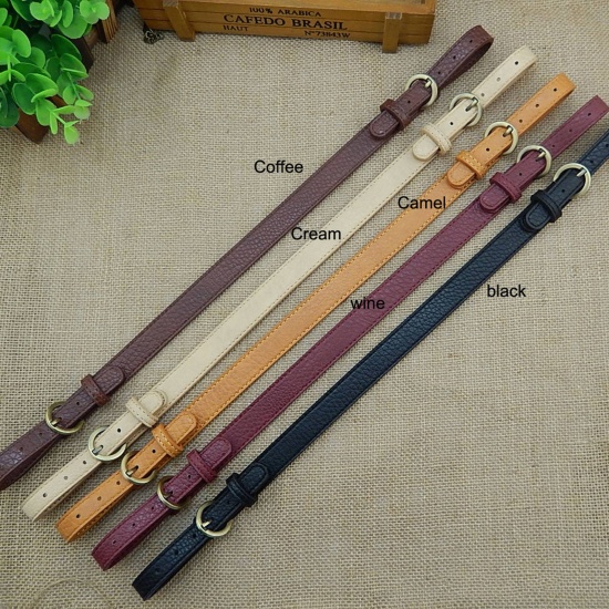 Immagine di 2 PCs PU Handbags Purse Replacement Wrist Strap Multicolor Adjustable Length 67-71cm