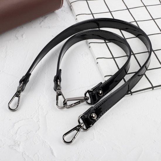 Immagine di 1 Piece PU Handbags Purse Replacement Wrist Strap Black