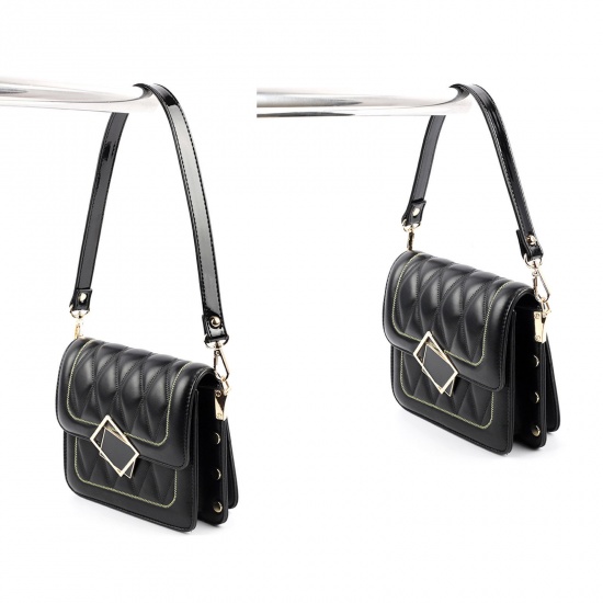 Immagine di 1 Piece PU Handbags Purse Replacement Wrist Strap Black