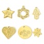 Picture of Eco-friendly 304 Stainless Steel Stylish Charms Gold Plated Flower Hollow