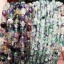 Image de 1 Enfilade Perles pour DIY Fabrication de Bijoux de Charme en Fluorite （ Naturel ） Irrégulier