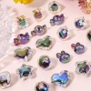 Image de 10 Pcs Perles pour DIY Fabrication de Bijoux de Pendentife en Acrylique Multicolore Etoile Cœur Perles dans perles