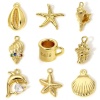 Picture of Brass Ocean Jewelry Charms 18K Gold Plated