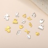 Bild von 5 Stück 304 Edelstahl Mini Charms Hohl
