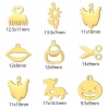 Bild von 5 Stück 304 Edelstahl Mini Charms Hohl