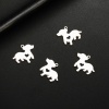 Bild von 5 Stück 304 Edelstahl Mini Charms Hohl