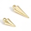 Immagine di 5 Pz Ottone Charms Cono 14k Vero Oro Placcato 3D