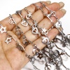 Picture of 304 Stainless Steel Twisted Stick Chain Anklet 18K Gold Color With Pendant 24.5cm(9 5/8") long