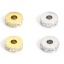 Picture of Eco-friendly 304 Stainless Steel Exquisite Beads For DIY Jewelry Making Circle Ring Multicolor Clear Rhinestone