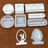 1 個 シリコーン 復活日 イースター 樹脂モールド シリコン型 キャンドル・ソープ DIY ハンドメイド 手作り 白 の画像