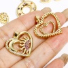 Picture of Brass Charm Pendant 18K Gold Plated Multicolour Cubic Zirconia