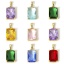 Immagine di 1 Pz Ottone Geometrico Ciondoli Pendenti Rettangolo 18K Vero Oro Placcato Multicolore Cubic Zirconiae 23mm x 11mm