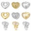Picture of Eco-friendly Brass Valentine's Day Charms Real Gold Plated Heart
