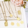 Picture of Eco-friendly Vacuum Plating 304 Stainless Steel Galaxy Charms 18K Real Gold Plated Star Sunshine