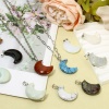 Picture of Gemstone ( Natural ) Galaxy Charms Half Moon 3.5cm x 2.3cm