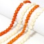 Picture of Coral ( Natural Dyed ) Beads For DIY Jewelry Making Round About 9mm Dia., Hole: Approx 0.5mm