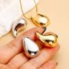 Bild von 1 Stück Umweltfreundlich Messing Geometrisch Charms Echt Platin plattiert Tropfen
