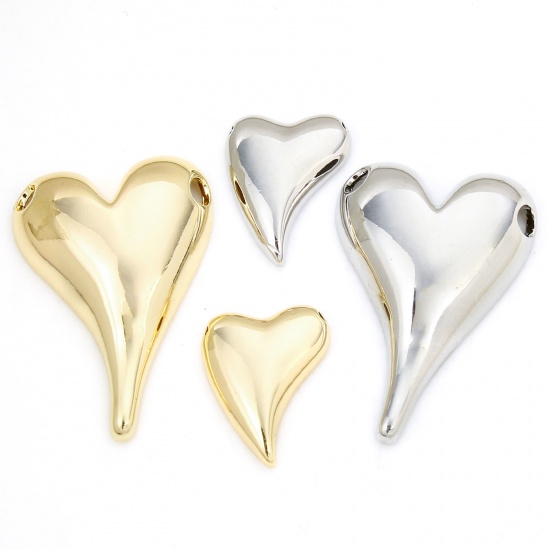 Picture of Eco-friendly Brass Valentine's Day Pendants Real Gold Plated Heart