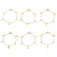 Immagine di 1 Pz 304 Acciaio Inossidabile Cavo Catena Cavigliere Oro Placcato Con Aragosta Fermagli Fibbia e Catena di Estensione Rosa 23cm lunghezza