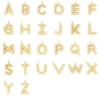 Picture of Eco-friendly Brass Charms 18K Real Gold Plated Capital Alphabet/ Letter Dot