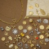 Picture of Eco-friendly Brass Valentine's Day Charms Real Gold Plated Heart Clear Cubic Zirconia
