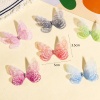 Picture of Organza Ethereal Butterfly DIY Handmade Craft Materials Accessories Multicolor Gradient Color 5cm x 3.5cm
