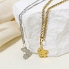 Picture of Eco-friendly Vacuum Plating 304 Stainless Steel Exquisite Charms Multicolor Snowflake