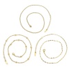 Immagine di 1 Pz Ecologico Semplice & Casual Semplice Oro Placcato 304 Acciaio Inossidabile Cavo Catena Collana Per Donne Festa