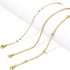 Immagine di 1 Pz Ecologico Semplice & Casual Semplice Oro Placcato 304 Acciaio Inossidabile Cavo Catena Collana Per Donne Festa