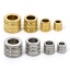 Picture of Eco-friendly 304 Stainless Steel Simple Spacer Beads For DIY Bracelet Jewelry Making Findings Tube Multicolor Stripe Faceted