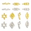 Bild von 2 Stück Vakuumbeschichtung 304 Edelstahl Steckverbinder Charms Anhänger