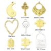 Bild von 1 Stück Umweltfreundlich 304 Edelstahl Geometrisch Charms Schlüssel Bunt Herz Message " LOVE " Hohl
