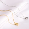 Picture of Eco-friendly Stylish Ins Style Multicolor 304 Stainless Steel Rolo Chain Drop Pendant Necklace For Women Party