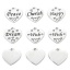 Immagine di 1 Pz 304 Acciaio Inossidabile Ciondoli Cuore Tono Argento Corrosione 20mm x 19mm