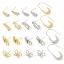 Picture of Eco-friendly Stylish Ins Style Multicolor Brass Butterfly Animal Hollow Ear Post Stud Earrings For Women Party