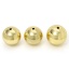 Picture of Eco-friendly Brass Simple Beads For DIY Jewelry Making 18K Real Gold Plated Ball