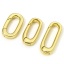 Picture of Eco-friendly Brass Bolt Spring Ring Clasps Oval 18K Real Gold Plated