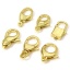 Immagine di 1 Pz Ecologico Ottone Fibbia Aragosta 18K Vero Oro Placcato