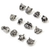 Picture of 304 Stainless Steel Beads For DIY Jewelry Making Antique Silver Color