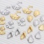 Immagine di 1 Pz Ottone Ciondoli Foglia Multicolore Struttura Trasparente Cubic Zirconiae