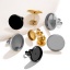 Picture of 304 Stainless Steel Ear Post Stud Earring For DIY Jewelry Making Accessories Round Cabochon Settings