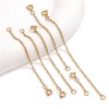 Picture of 304 Stainless Steel Extender Chain For Necklace Bracelet Jewelry Making With Spring Ring Clasp