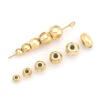 Image de 10 Pcs Perles pour DIY Fabrication de Bijoux en 304 Acier Inoxydable A Facettes